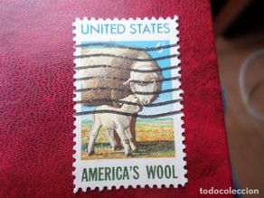 Sellos: -estados unidos, 1971, industria lanar, Yvert 916